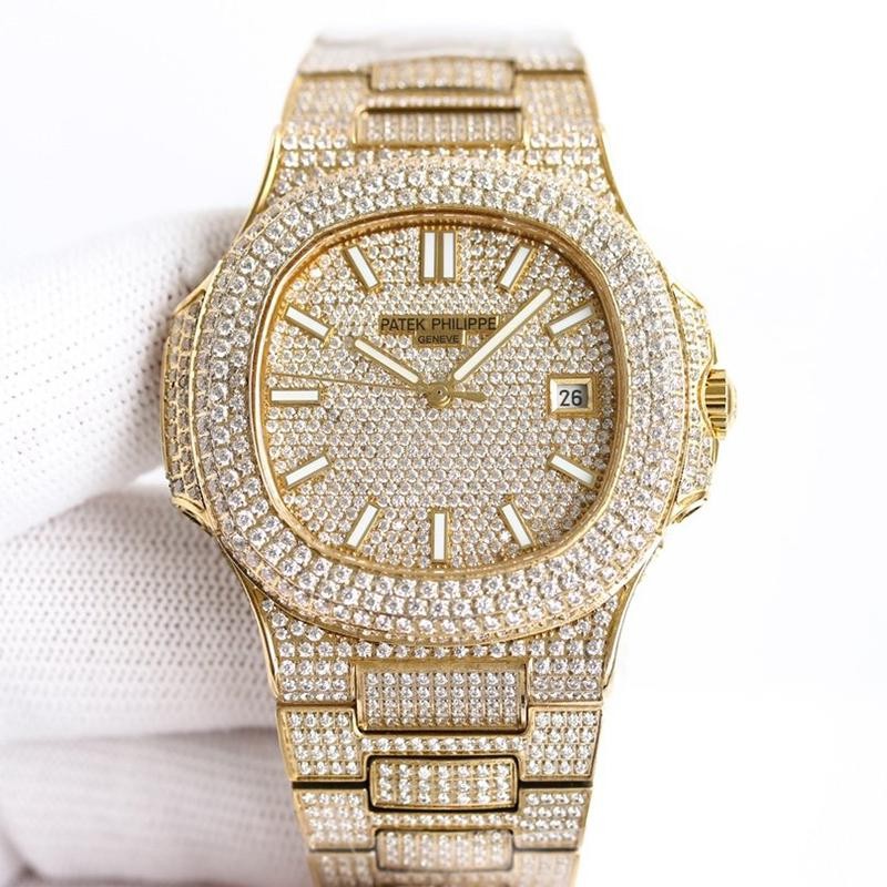 Sure to sell out: Patek Philippe Nautilus full diamond replica pas30880