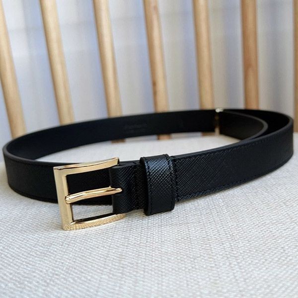 Latest and stylish Prada Saffiano fake leather belt pub25716