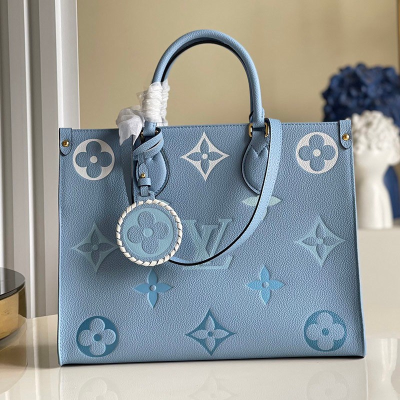 ★Tax/Shipping included★Louis Vuitton On the Go MM Replica Bag Monogram Blue M45718 ★Tax/Shipping included★Louis Vuitton On the Go MM Replica Bag Monogram Blue M45718