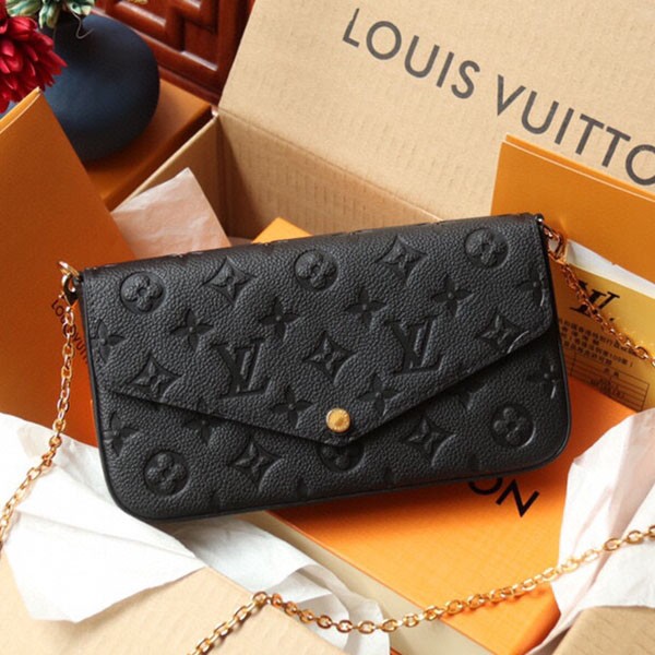 Louis Vuitton Shoulder Bag Replica Mini Bag Monogram Empreinte Pochette Felicie M64064 Louis Vuitton Shoulder Bag Replica Mini Bag Monogram Empreinte Pochette Felicie M64064