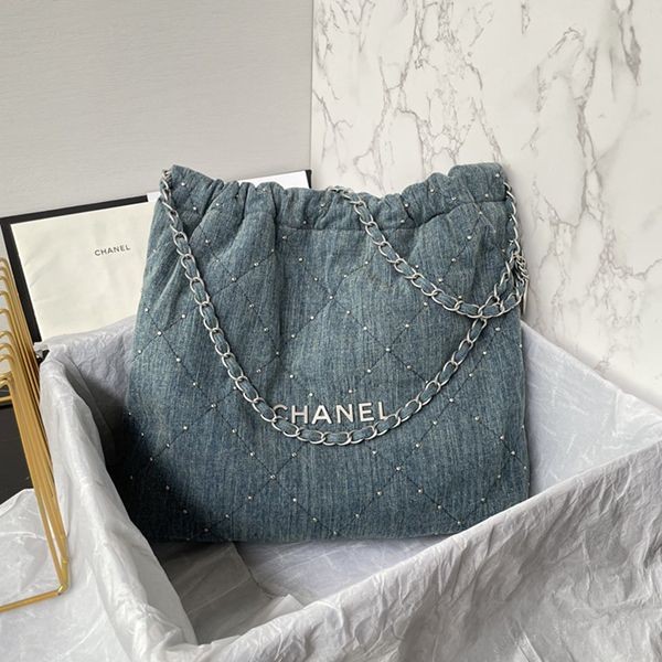 Perfect gift? Chanel 22 mini bag parody denim 2way shk31182 Perfect gift? Chanel 22 mini bag parody denim 2way shk31182