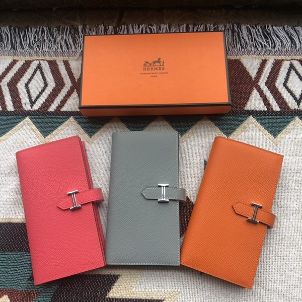 Hermes Bearn Souffle Epson Replica Silver Hardware he1903