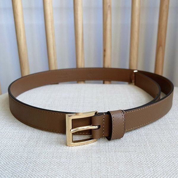 Prada Saffiano Leather Belt Replica PUF09955 Available Now
