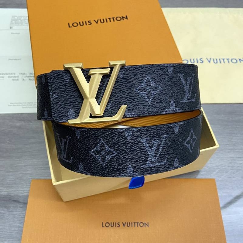 Cute Louis Vuitton Santur? LV Pyramid Replica 40MM Reversible Belt vuq17653