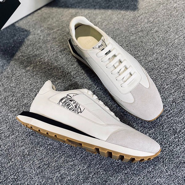 Berluti Sneakers Replica ◆ High Quality Scritto Leather x Nylon Clean Sneakers bef48048