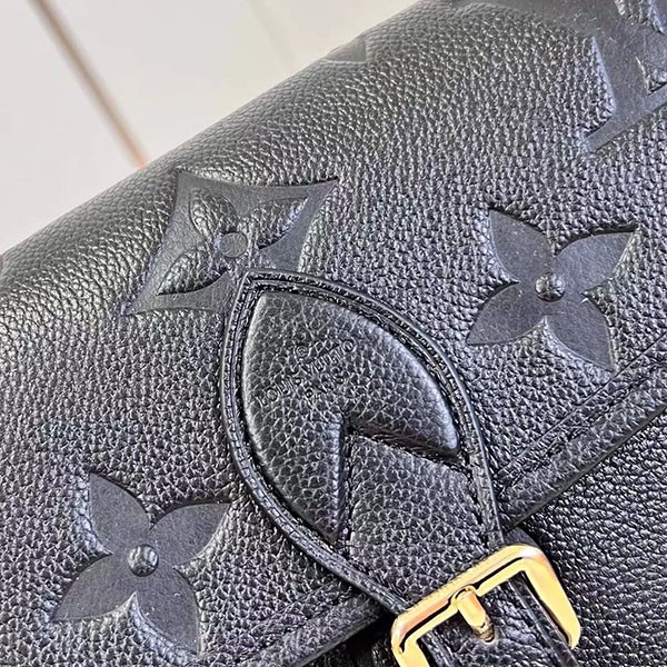 No customs duties Louis Vuitton Diane Monogram Empreinte fake shoulder bag M46386