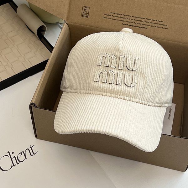 23 Autumn/Winter Premiu Miu Baseball Cap Replica myv26720