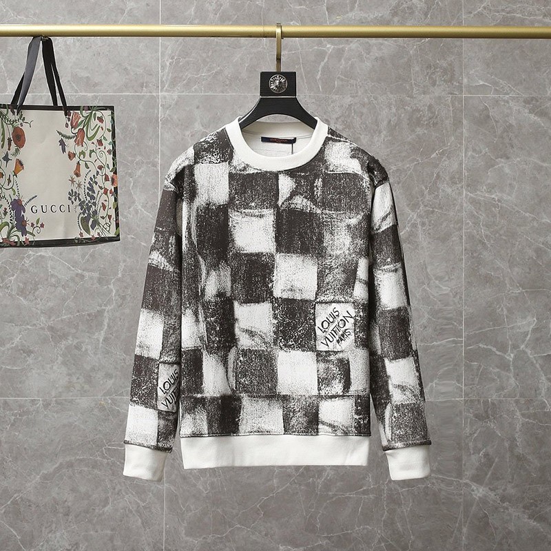 Hard to find Louis Vuitton hoodie replica Damier Salt Jacquard 1A8XD6