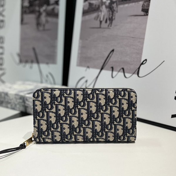 Very popular? Dior Oblique Zippy Wallet Replica deq89276