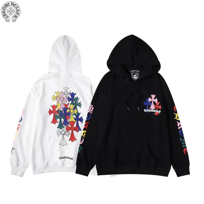 Love at first sight? New! Chrome Hearts Multi-Cross Hoodie Replica Kuh39058