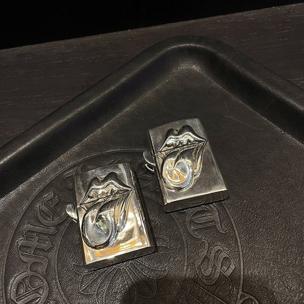 CHROME HEARTS Zippo Copy Lighter Lip & Tan Kua31345
