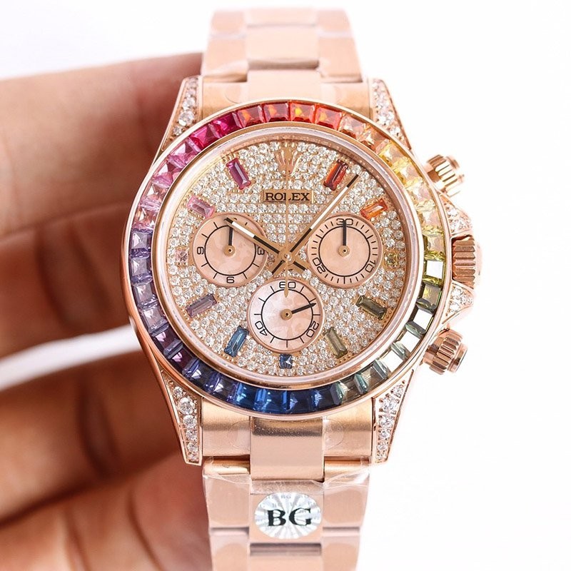 Free shipping Rolex replica Cosmograph Daytona Rainbow men's 116595rbow