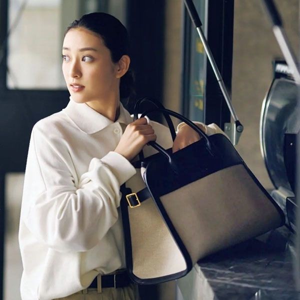 Hard to find ZARROW Margaux replica Margaux 15 canvas & leather handbag zaz37487