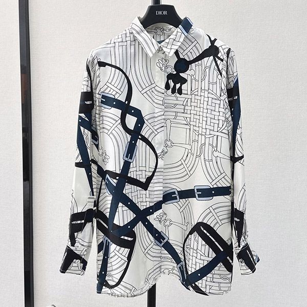 Recommended Hermes Horse Bit Detouré Shirt Replica ero47732