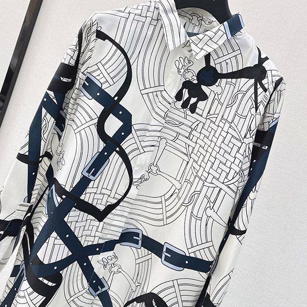 Recommended Hermes Horse Bit Detouré Shirt Replica ero47732