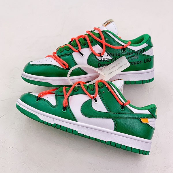 Off-White x Nike Dunk Low White/Pine Green CT0856-100