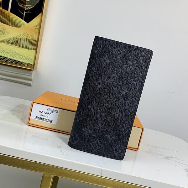 Domestic shipping Louis Vuitton wallet replica Monogram Eclipse bi-fold long wallet LV20217 Domestic shipping Louis Vuitton wallet replica Monogram Eclipse bi-fold long wallet LV20217