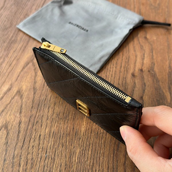 Balenciaga Crash coin and card case replica bas69839