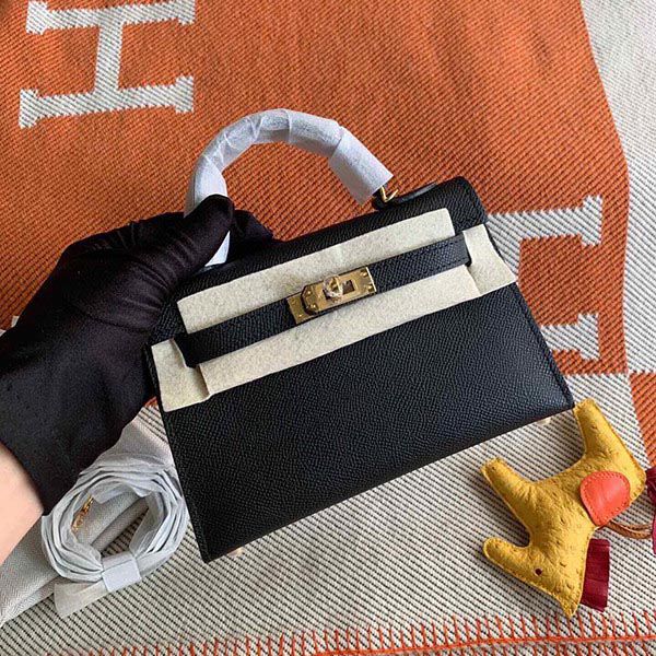 Hermes Kelly Mini 2 Kazak Replica Epson Silver Hardware he19021