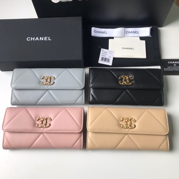 Chanel Bicolor Cute CC Mark Long Wallet [Super Replica Grade N] AP0955