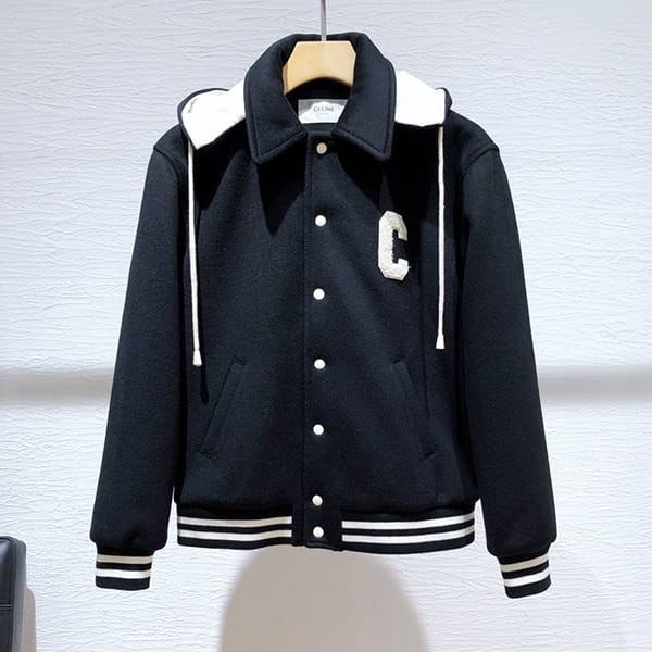 Latest and stylish Celine logo teddy jacket 2WAY copy Ced89584