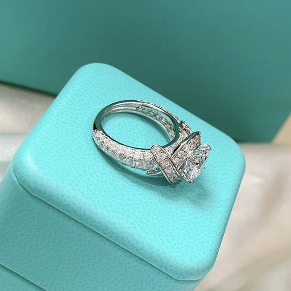 ★Tiffany Schlumberger ring with diamonds, safe shipping with tracking, Tiy50673