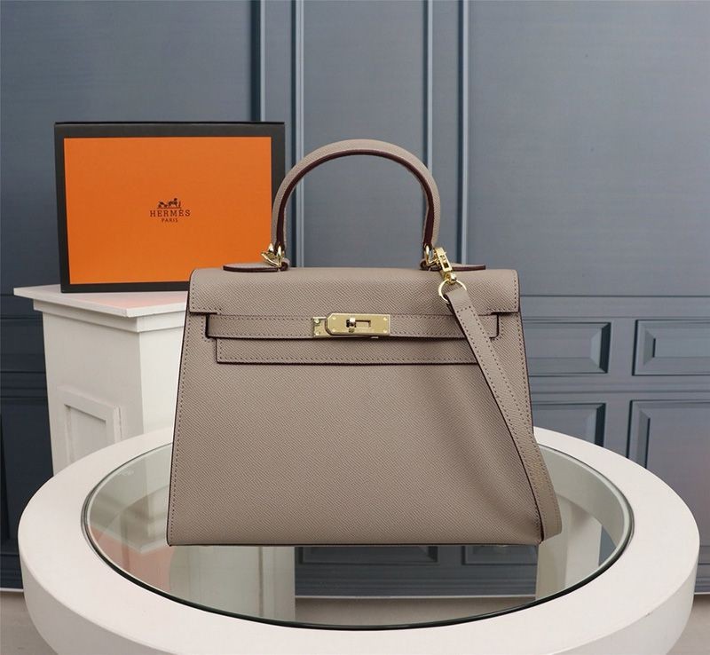 Hermes Kelly 28 Etoupe Replica Handbag he26006
