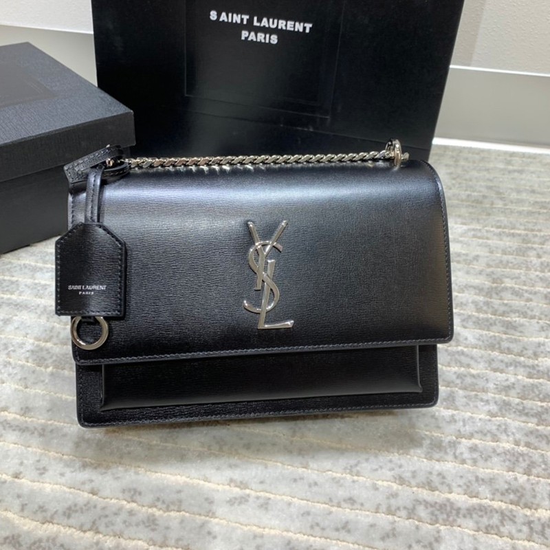 Sale New Saint Laurent Shoulder Bag Replica Sunset Medium Bag Crocodile Embossed 442906DND0J3144