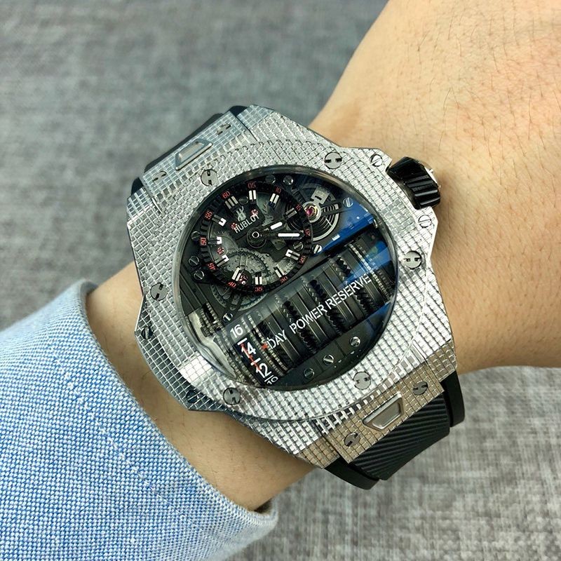 Rare color Hublot replica Big Bang MP-11 14 day power reserve sapphire limited to 200 pieces hua97770 Rare color Hublot replica Big Bang MP-11 14 day power reserve sapphire limited to 200 pieces hua97770
