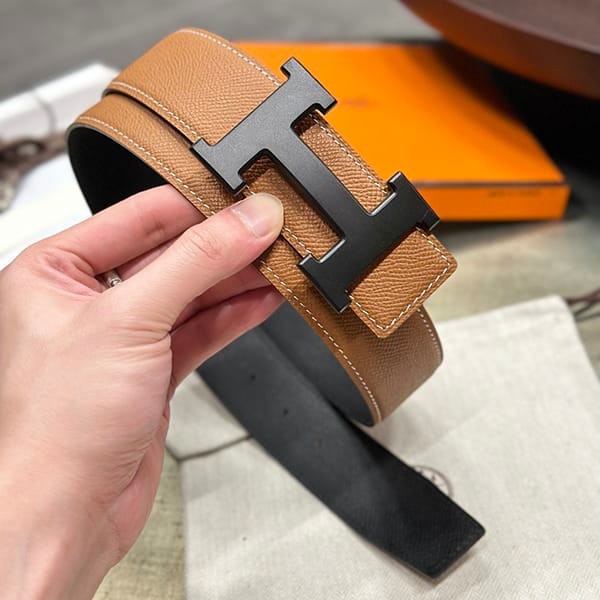 Classic Hermes custom-made reversible belt parody 38mm era55100