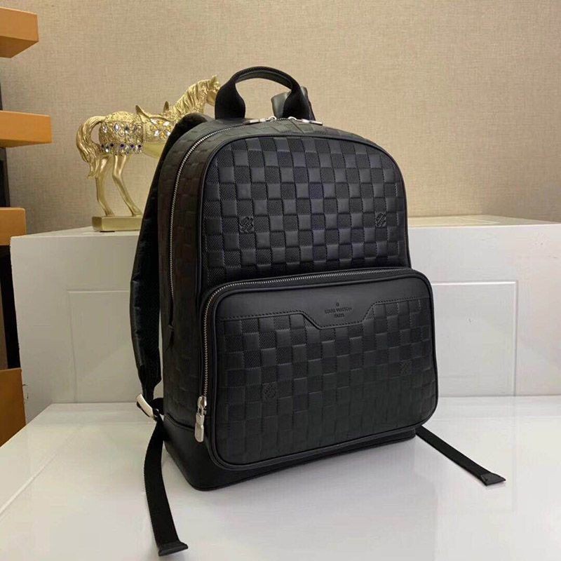 Limited edition [rare] Louis Vuitton canvas backpack replica Damier leather N40094