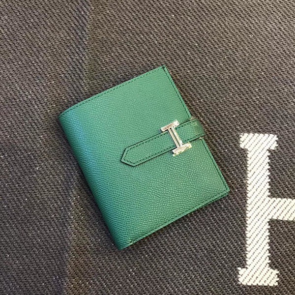 Hermes Bearn Compact Replica Epson Silver Hardware he19069