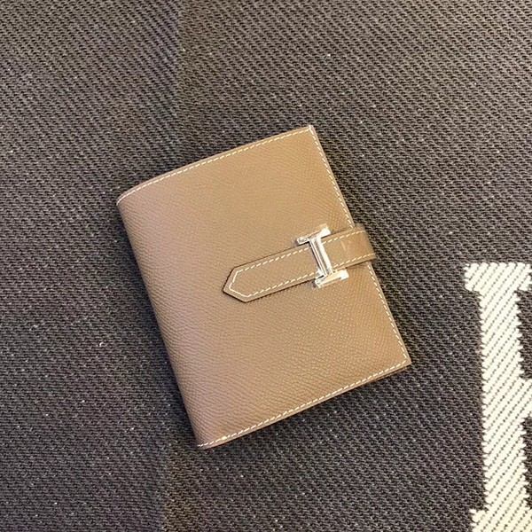 Hermes Bearn Compact Replica Topson Silver Hardware he19070