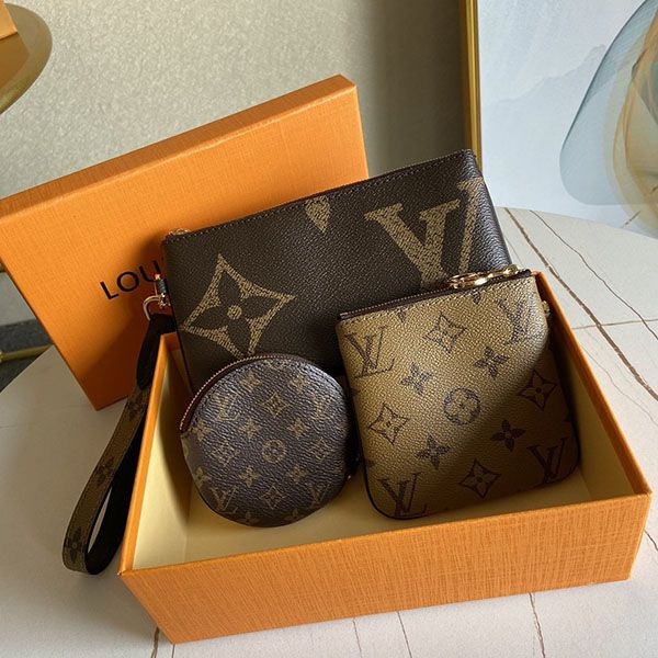 No customs duties Louis Vuitton shoulder bag replica mini bag Monogram Pochette Trio M68756 No customs duties Louis Vuitton shoulder bag replica mini bag Monogram Pochette Trio M68756