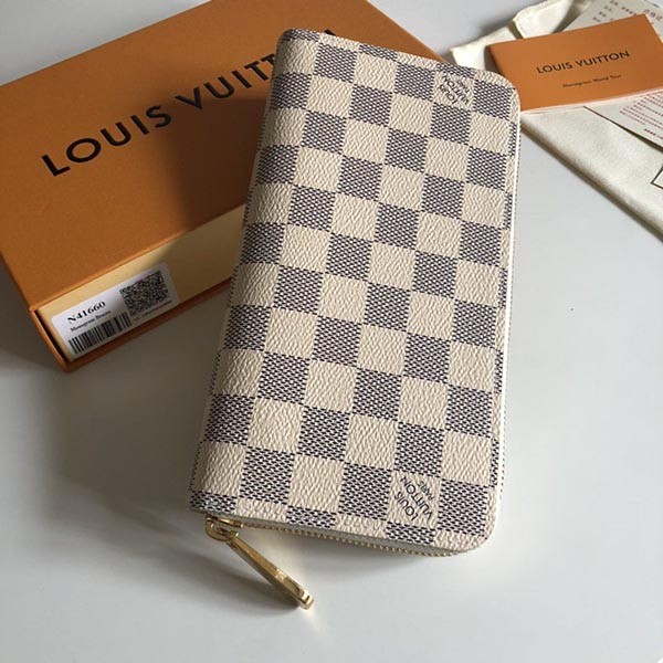 Louis Vuitton Zippy Wallet Replica New Damier Azur N41660 Louis Vuitton Zippy Wallet Replica New Damier Azur N41660