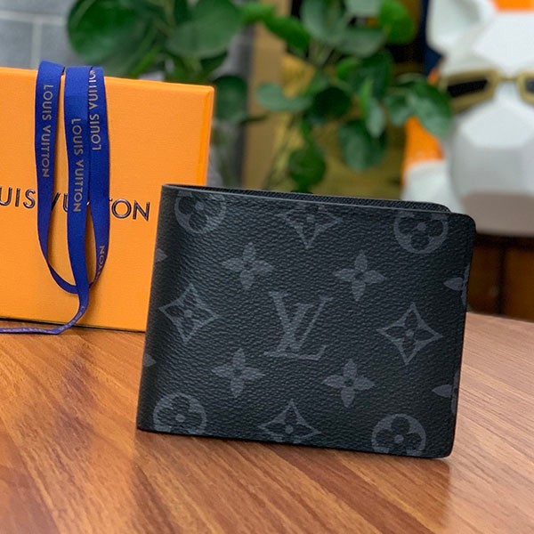 Louis Vuitton Wallet Replica Monogram Eclipse Multiple Wallet M61695 Louis Vuitton Wallet Replica Monogram Eclipse Multiple Wallet M61695