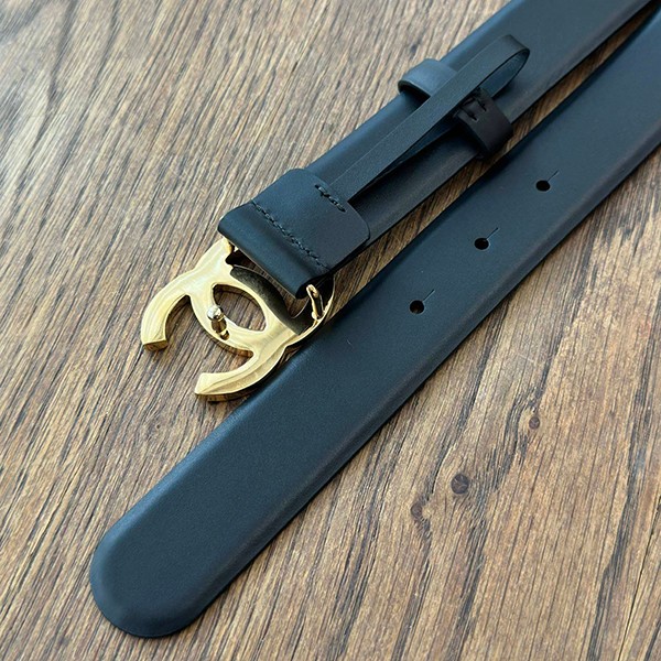 I definitely want it! Chanel Grade N CC logo simple buckle chain leather belt 5 colors she43894