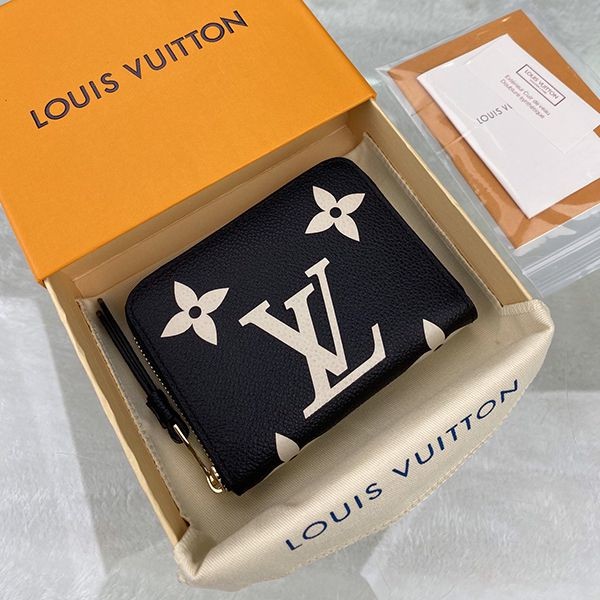 Get it before it sells out! Louis Vuitton wallet replica compact zippy folding wallet Monogram Empreinte M69787