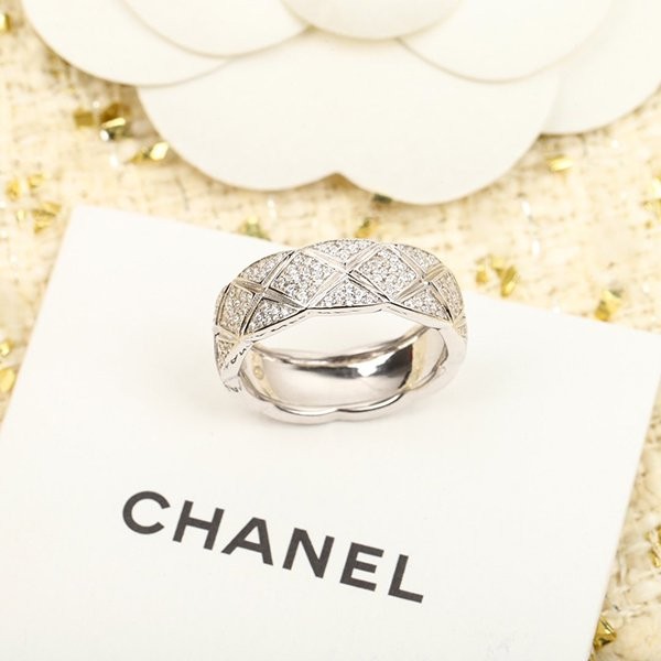 Chanel Coco Crush Replica Collection Full Diamond Ring shi87955