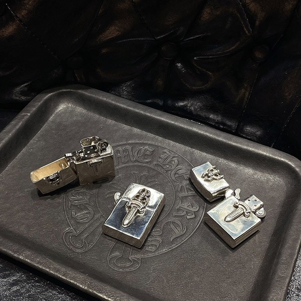 Free shipping Chrome Hearts Zippo fake Zippo Dagger LIGHTERZ-V6 Oil lighter Kux36864