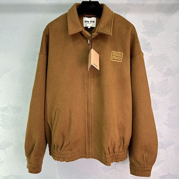 [Miu Miu] Camel Hair Blouson Replica ML843