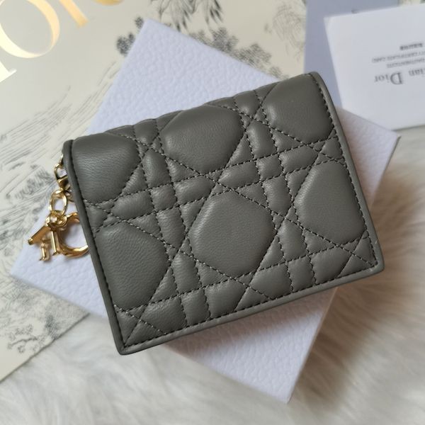 Secured Lady Dior Replica Bi-fold Mini Wallet Lamski del85197 Secured Lady Dior Replica Bi-fold Mini Wallet Lamski del85197