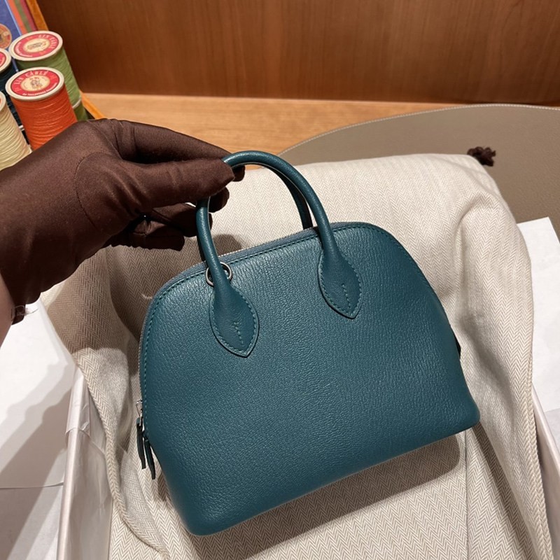 Hermes Replica Bolide 18 Etoupe Silver Hardware erv74228