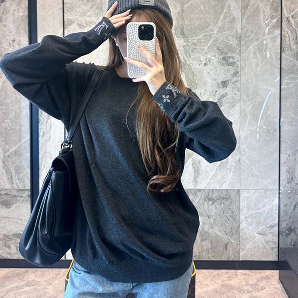 Rare Louis Vuitton Replica Cashmere Pullover Knit 1AGJW8