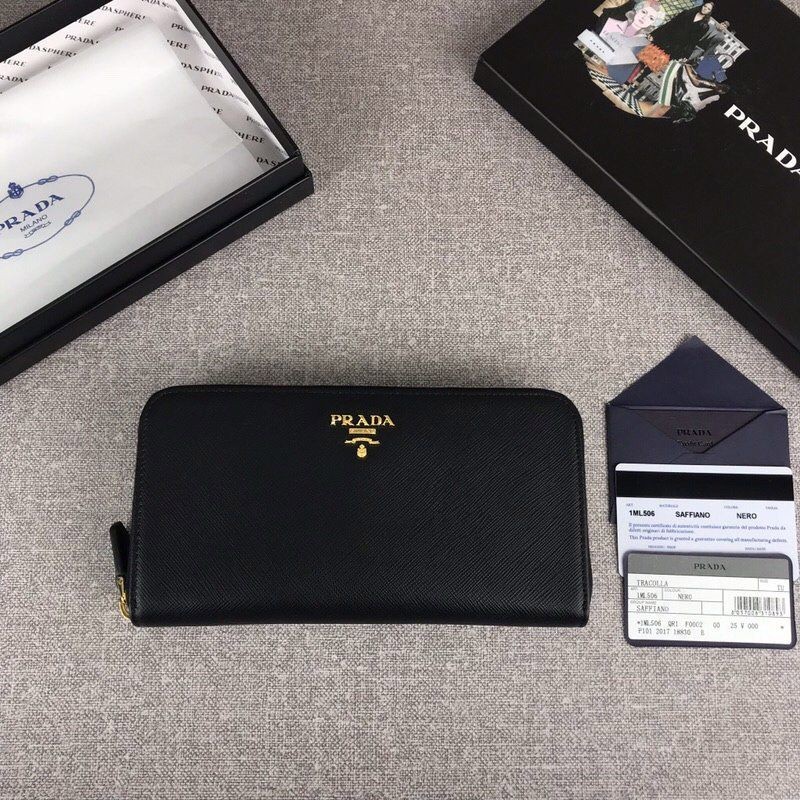 New for Fall/Winter: Prada Zippered Long Wallet Copy Long Wallet 1ML506 New for Fall/Winter: Prada Zippered Long Wallet Copy Long Wallet 1ML506
