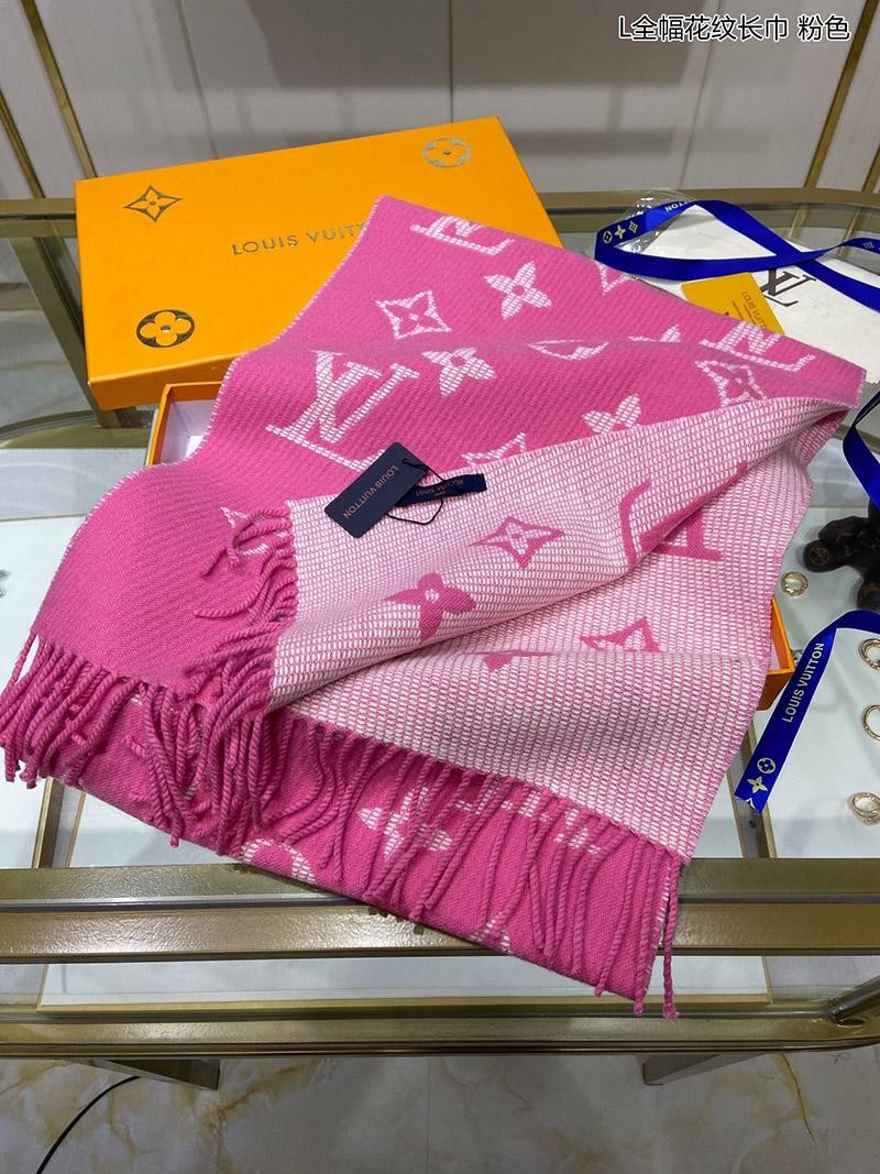 Louis Vuitton Monogram Bicolor Scarf Replica M76699 Sold Out