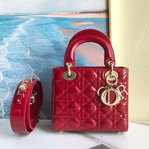 [Miraculous restock! Immediate shipping] Lady Dior small handbag replica calfskin shoulder bag des03985