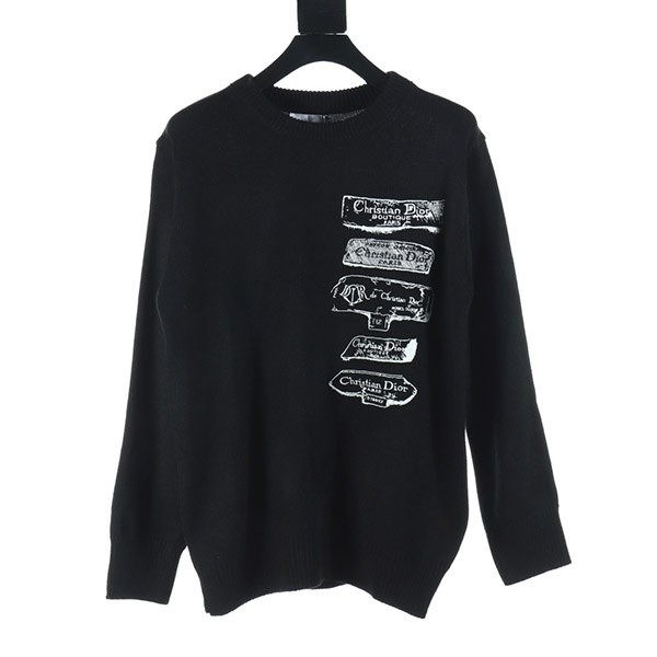 n grade recommended Dior Archives Labels sweater knit fake dep82809 n grade recommended Dior Archives Labels sweater knit fake dep82809