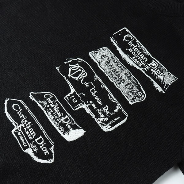 n grade recommended Dior Archives Labels sweater knit fake dep82809