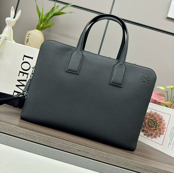 Immediate delivery Loewe GOYA Thin Briefcase Replica P00962186